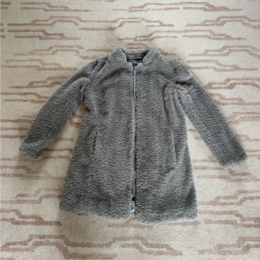 Kenneth Cole Faux Fur Teddy Coat